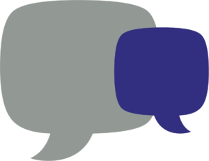 Image of two speech bubbles