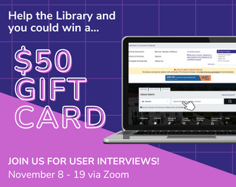 Help the Library and you could win a $50 gift card