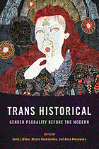 Book cover featuring asian art of trans person