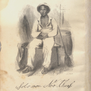Image of illustration of a man from Twelve Years a Slave (1853) book