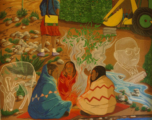 Pitzer: Past, Present, and Future Mural